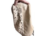 Vintage Errelleventidue Italian Leather Lazer Cut XL Handbag Photo 12