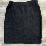St. John  Black Knit Pencil Skirt Above Knee, Elastic Waist A31 Photo 0