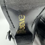 Vintage ACME Women's Dress Western Side Fringe Star Boots Size 6 Black Leather Photo 11