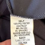 Full Moon Maternity Reece Mixed Material Top Navy Copper Dot 2X NWT StitchFix Blue Size undefined Photo 10