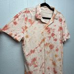 Gap  Tie Dye Polo Womens Large Breathable Capsule Cotton Minimalist Casual Photo 4