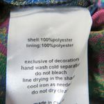 David's Bridal DB STUDIO Puff Sleeve Open Back Brocade A-Line Metallic Mini Dress Size 10 Photo 9