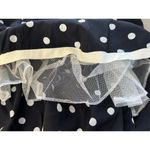 Rampage  Vintage Retro 50s 60s Pinup Girl Polka Dot Ruffled Tulle Mini Dress 11 Photo 10