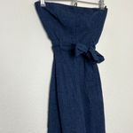 Bec & Bridge  Navy Strapless Jumpsuit Photo 4