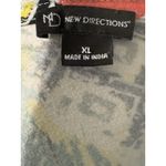 New Directions Multicolored 3/4 Sleeve Dress, Knee Length, Poly/Spandex, XL Pink Photo 4