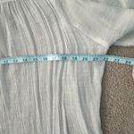 Zac and Rachel Bohemian Linen Feel Flowy Top Crochet Nevkline Hem Sleeve 2X Photo 13