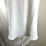 Lezmore White Lace Trim Sleeveless Tank Top Women’s Size Medium Photo 4