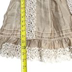 BCBGMAXAZRIA  Womens Y2K Babydoll Cami Top Size S Lace Boho Fairycore Coquette Photo 5