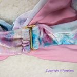Beach Riot NEW Free People Poppy Bikini Top candy skies tie dye, M Photo 7