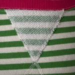 Free People NEW  Oversized Striped Crew~Pink Clover~pink/green/white~small~HTF! Photo 7