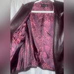 Couture By J. Park Lamb Leather Women’s Maroon Jacket Medium MINT Y2K Vintage Photo 6