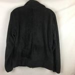 The North Face Black Fuzzy Cozy Zip Up Long Sleeve Jacket L Photo 2