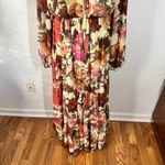 Flying Tomato Dress M Cream Fall Floral Long Sleeve Boho Wedding Guest Cottage Photo 6