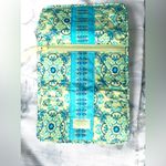 Great Condition LEMON HILL QUILTED WALLET VELCRO CLOSURE AND Zip POCKET in Back Blue Photo 4