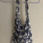 Free People Lightweight Gauze Hobo Shopping Tote Reusable Bag Photo 0