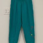 True Religion Teal Love Sweatpants Photo 2