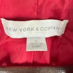 New York & Company Peacoat Womens S Pink Wool Blend Double Breasted‎ Preppy Chic Photo 1