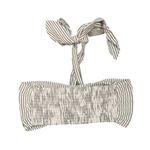 Mara Hoffman  Pinstriped Bikini Crop Top Size S Photo 4