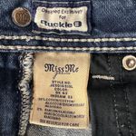 Miss Me SZ 25 Skinny Jeans Low-Rise Silver Embroidery Button-Flap Pockets Hemmed Photo 13