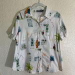 Chico's  Additions No Short Sleeve 1 Blouse Shirt Beach Travel Florida Medium‎ Photo 0