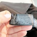 Massimo Dutti  Nappa Leather Wrap Mini Skirt Skort Brown Large Photo 3