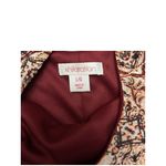 Xhilaration NWT‎ Boho Bell Sleeve Dress/Tunic L Beige Red Paisley Chiffon Earthy Romantic Photo 4