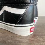 Vans Sk8-Hi Aged Black Leather Unisex Shoe Size 8 or 9.5 #261 Photo 3