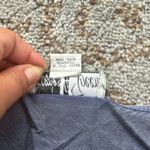 Vintage Scenes for Teens Button Down Embroidered Denim Top Blue XL Photo 3