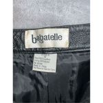 Bagatelle Women’s Vintage Black Leather Straight Leg Pants 10 Photo 4