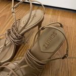 Schutz  Tan Strappy Stiletto wrap up heels size US 10 Photo 3