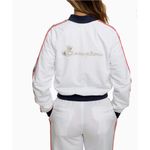 Champion  Track Jacket Womens Large White Life Crown C Logo Full Zip Track Jacket Photo 11