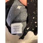 Black Star Print Long Sleeve Blouse With Tie Neckline Retrology 2X Photo 6