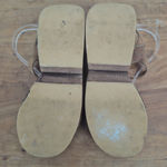 Candie's Vintage  Wooden Platform Strappy Sandal Heels 8.5M Photo 4