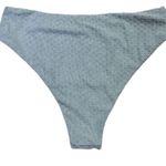 Romwe Baby Blue Swiss Dot Halter Neck 2-Piece Swim Set Photo 3