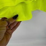 Athleta High Rise Swagger‎ Skort Neon Yellow Large Tiered Ruffle Short Active Photo 9