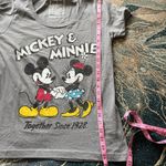 Disney Mickey & Minnie Mouse Graphic Shirt Dark Grey Vintage 1928 Large Loose Photo 10