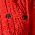 Free People  Vintage Women’s Red Stella Jacquard Blazer‎ Size Small Photo 9