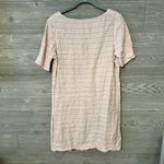 Vineyard Vines Size 2 Striped Beach Tunic Linen Dress Pink/Taupe EUC Coverup Photo 3