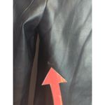 ZARA  Black Blazer Jacket Women's Small Vegan Leather Punk Bikercore Outdoor NWOT Photo 6