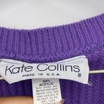 Vintage Y2K Cropped Purple Sweater SZ M Size M Photo 2