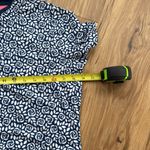 Bermuda Sands Navy & White Floral Dress Size M Blue Size M Photo 4