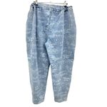 Gemma Rae Womens Skinny Jeans Blue Novelty Graffiti Light‎ Wash Drawstring 15/32 Size undefined Photo 3