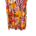 Loft  Dress Womens S Floral Tropical Tiered Midi Resort Cruise Beach Popover NEW Photo 5