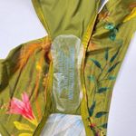 Zimmermann NWOT  Tropicana Asymmetrical Bikini Set in Khaki Floral Size 4 Photo 9