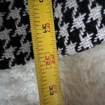 Sarah Jessica Parker Bitten houndstooth wool blend pea coat size small Black Photo 5