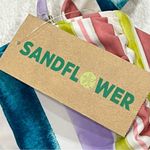 Sandflower NWT Stripe Bandeau Bikini Top Size Large (12 Photo 5