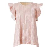 Hunter Bell  Rose Gold Ava Top $247 small designer fall classic formal blouse Photo 1