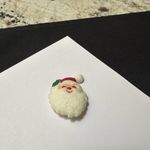 Hallmark 80’s Cards 1984 Santa Claus Christmas Holiday Brooch Pin Photo 3