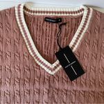 Moon and Madison Sweater Vest Size S White Photo 8