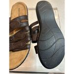 Pierre Dumas Brown Hook & Loop Sandals Women's Size 9 Photo 2